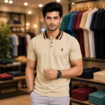 Premium Polo T-shirt - Desert